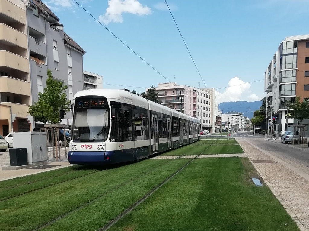 Le tram en service